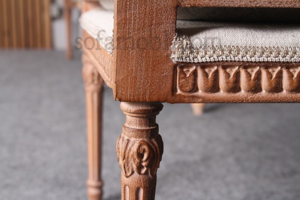 مبل کلاسیک فرانسوی کاجی 8 نفره