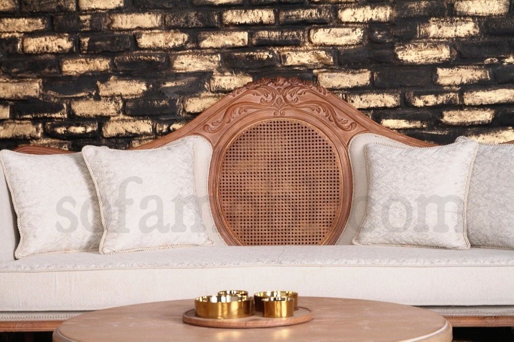 مبل کلاسیک فرانسوی کاجی 8 نفره