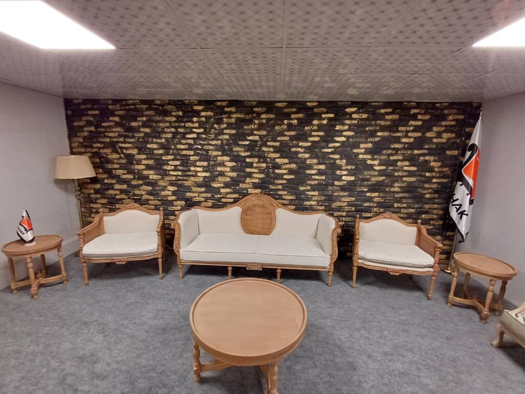 مبل کلاسیک فرانسوی کاجی 8 نفره