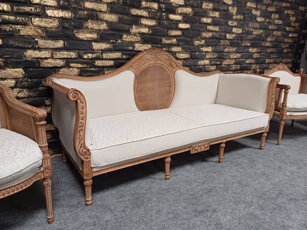 مبل کلاسیک فرانسوی کاجی 8 نفره