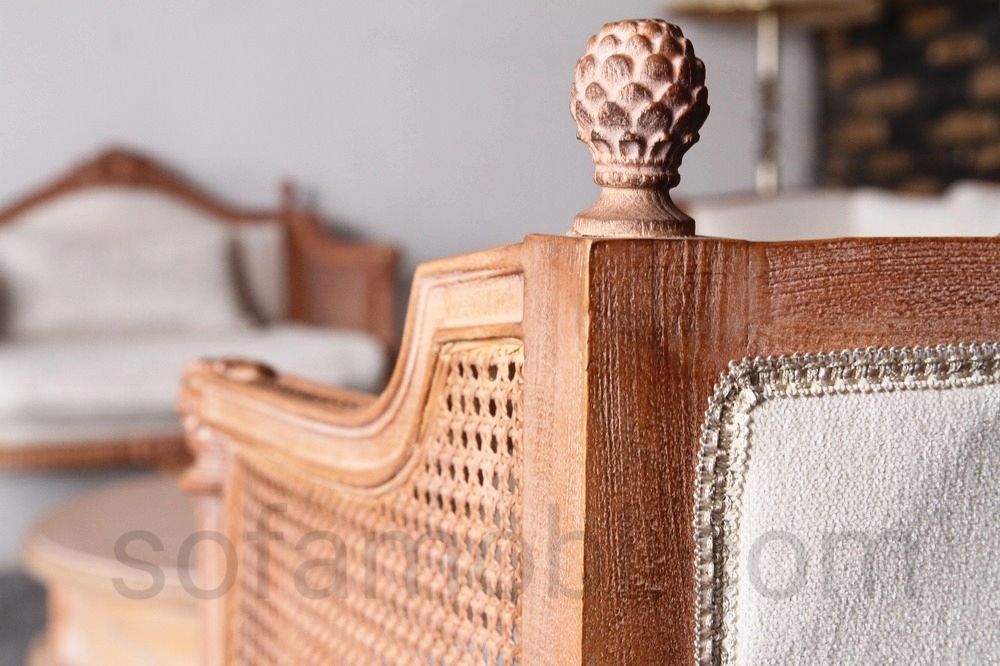 مبل کلاسیک فرانسوی کاجی 8 نفره