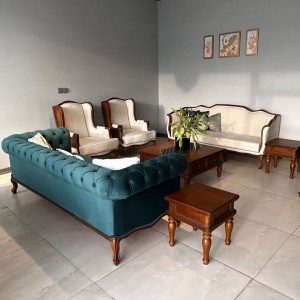 مبل کلاسیک چستر فرانسوی کاترین 8 نفره