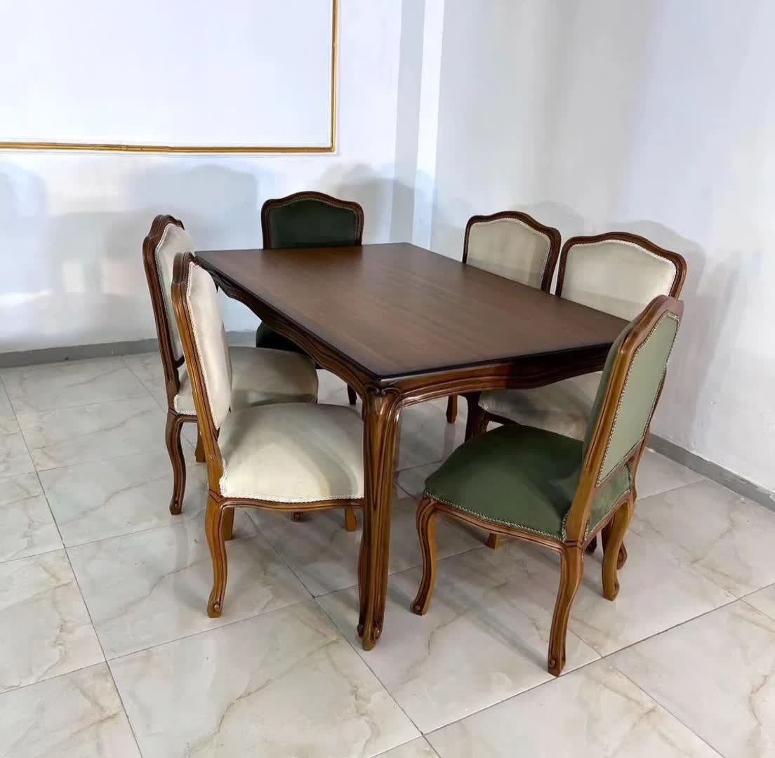 مبل کلاسیک چستر فرانسوی کاترین 8 نفره