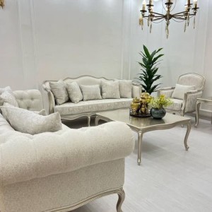 مبل کلاسیک فرانسوی چستر روما 8 نفره