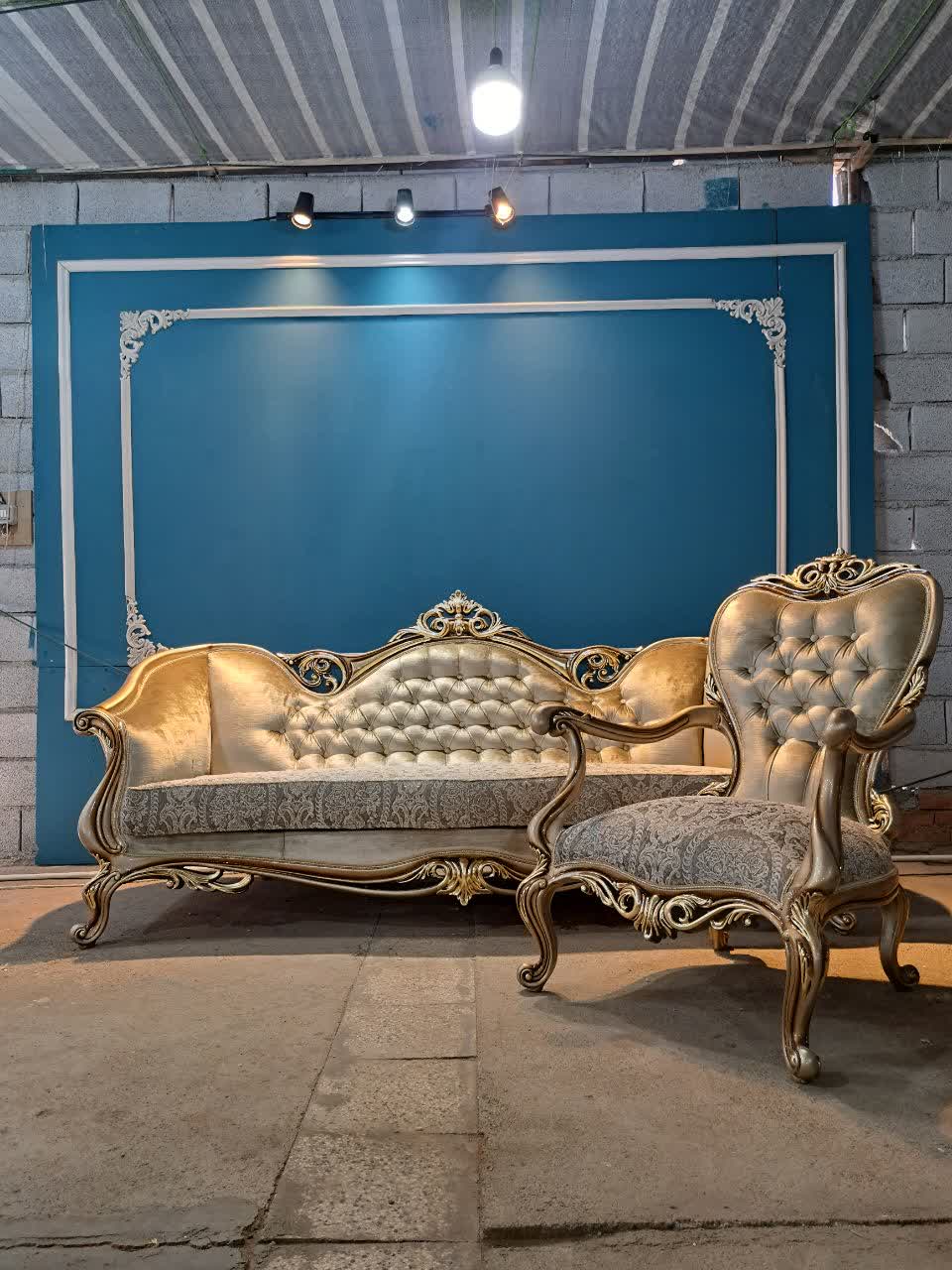 مبل سلطنتی بهار 7 نفره