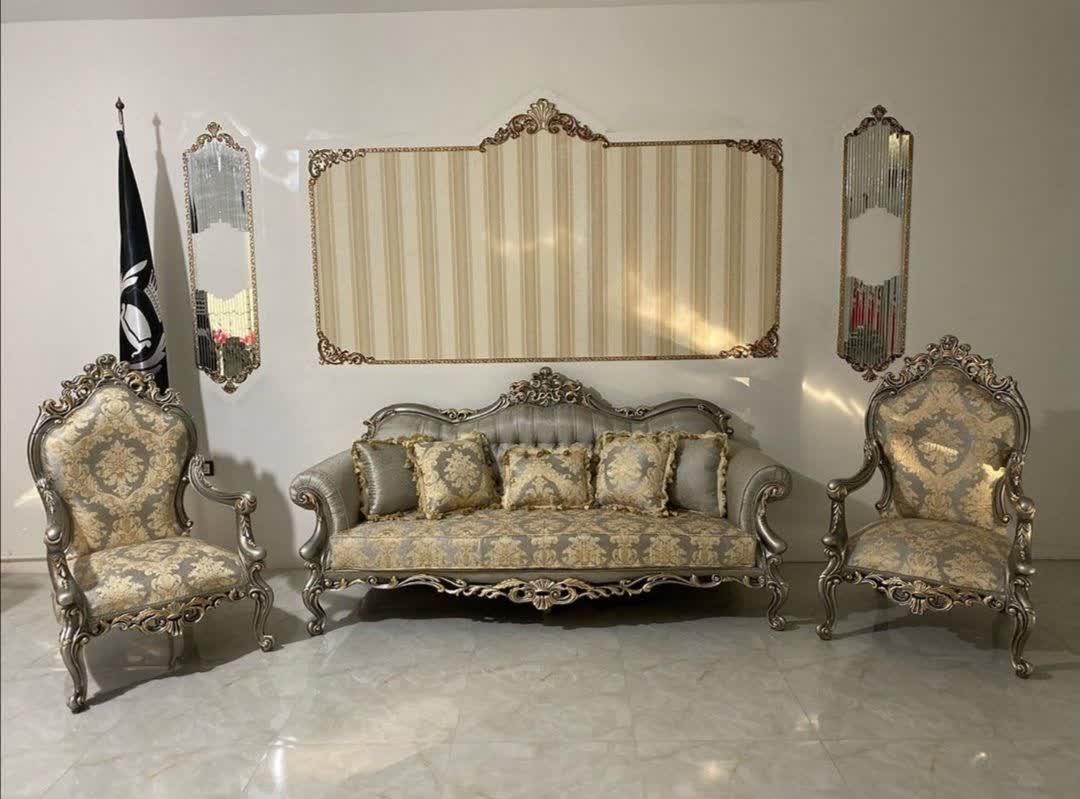 مبل سلطنتی چراغان 7 نفره