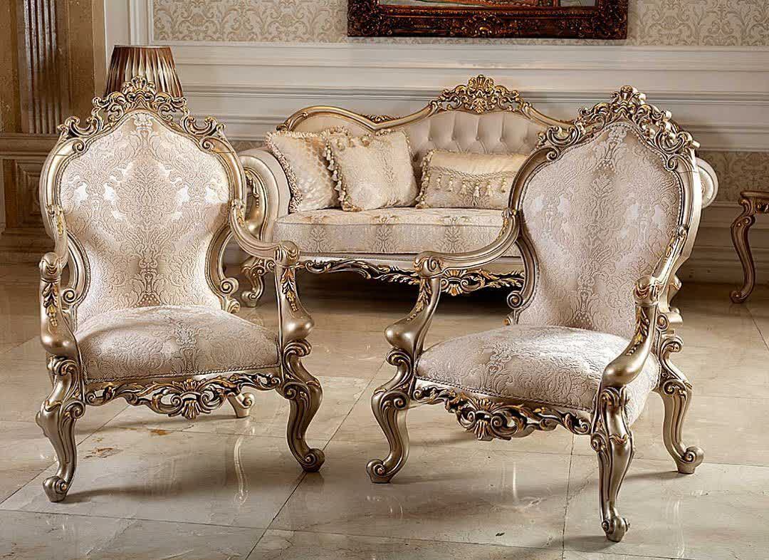 مبل سلطنتی  7 نفره نفره چراغان