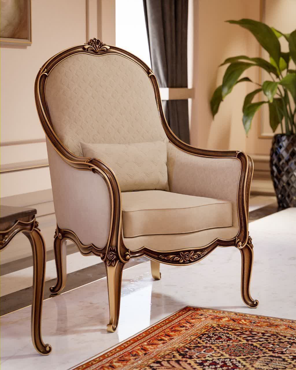 مبل کلاسیک مدل کارل 7 نفره