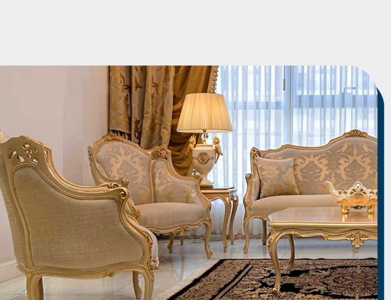 مبل استیل ایتالیایی مانلی 7 نفره