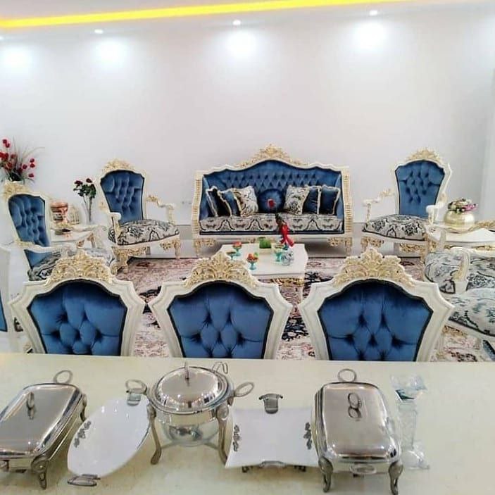 مبل استیل آبشاری 7 نفره