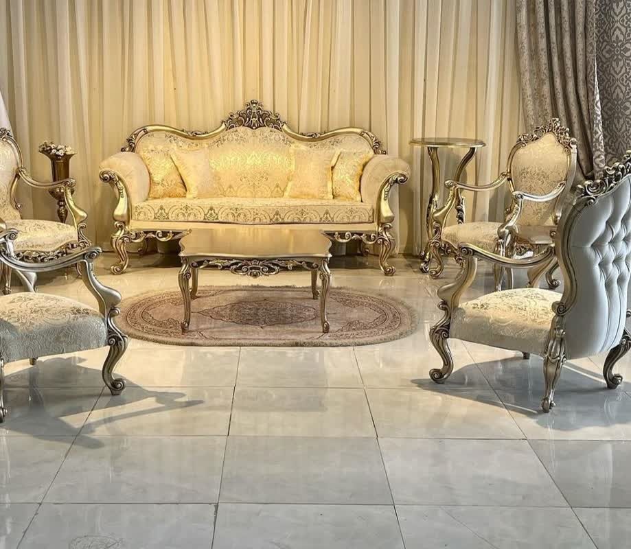 مبل استیل چراغان 7 نفره