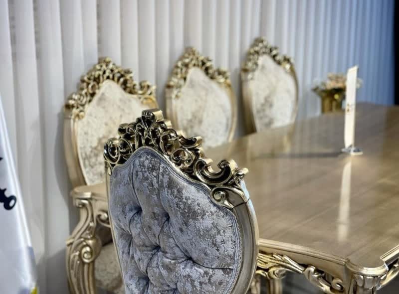 مبل استیل چراغان 7 نفره