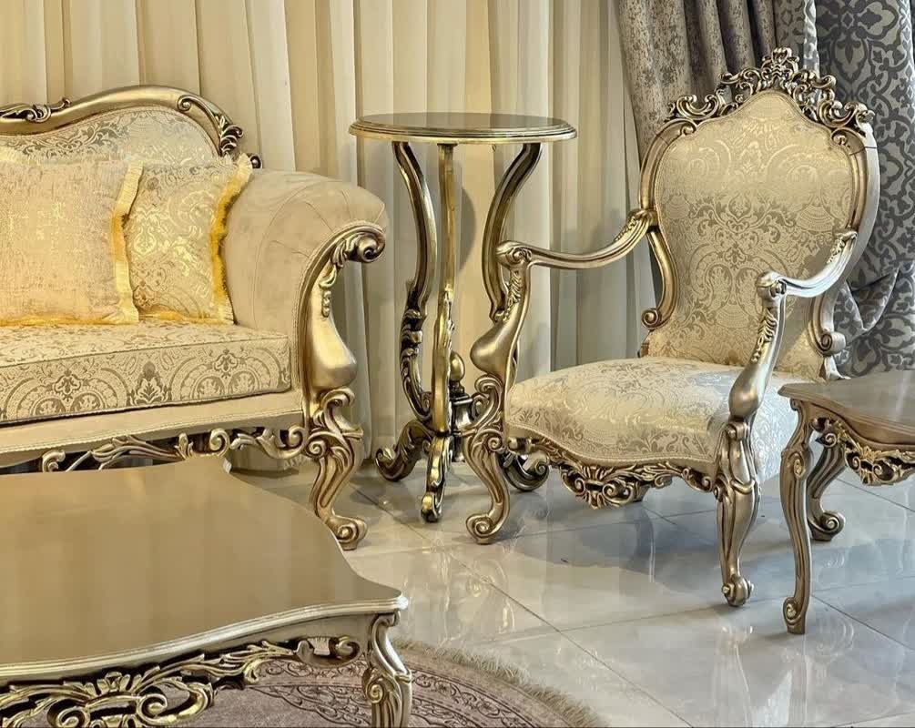 مبل استیل چراغان 7 نفره