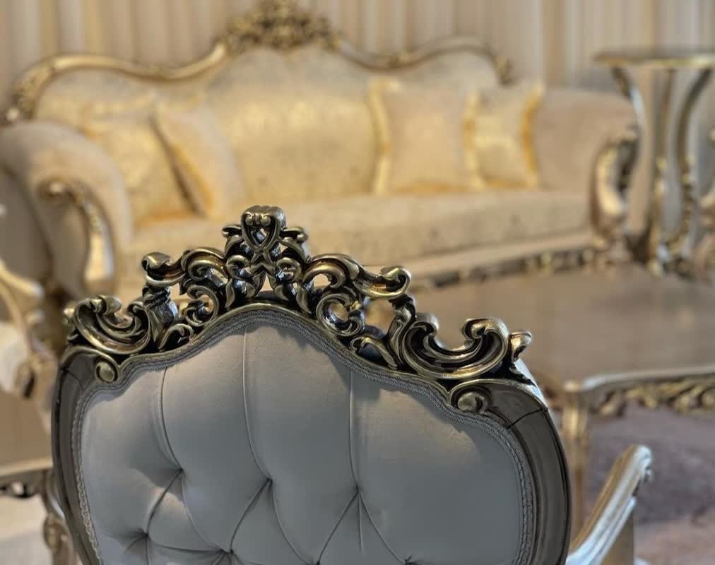 مبل استیل چراغان 7 نفره