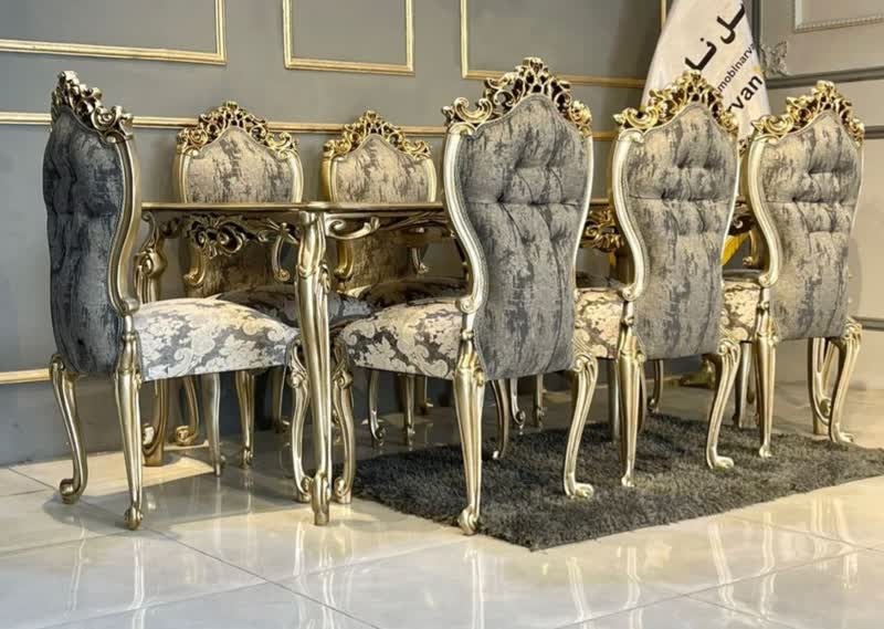 مبل استیل چراغان 7 نفره