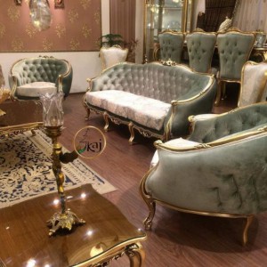 مبل استیل زمرد 7 نفره