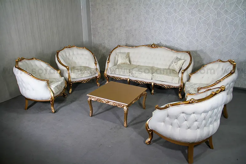 مبل استیل زمرد 7 نفره