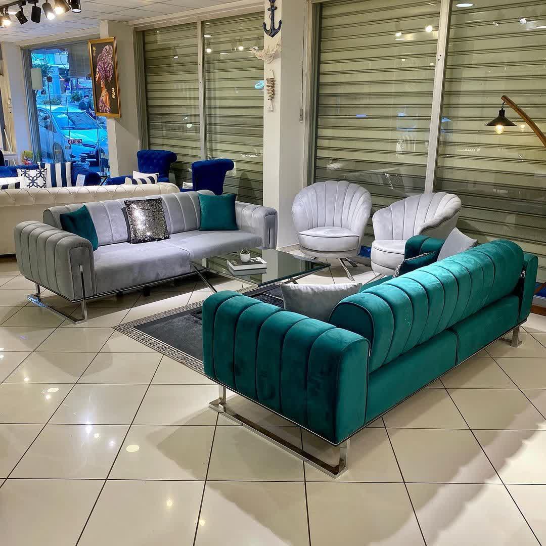 مبل راحتی صدفی 8 نفره