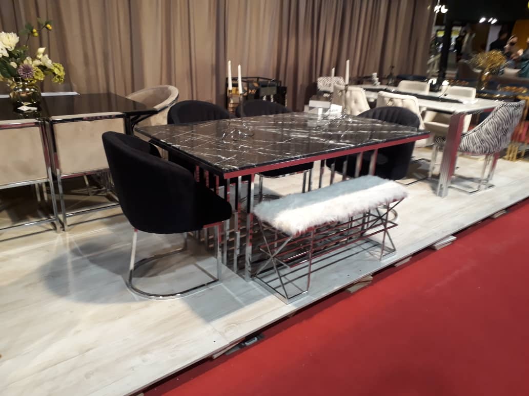 میز ناهارخوری کوروش 4 _ 6  نفره