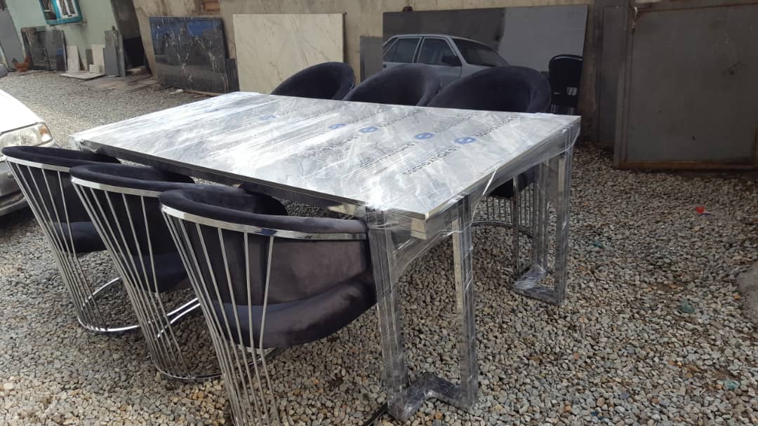 میز ناهارخوری صدف 4 _ 6  نفره