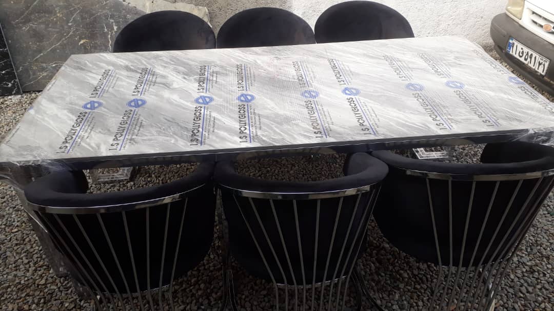 میز ناهارخوری صدف 4 _ 6  نفره