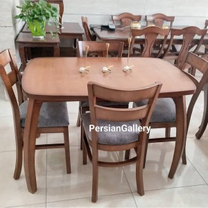 میز ناهارخوری دو تیرک 4 نفره