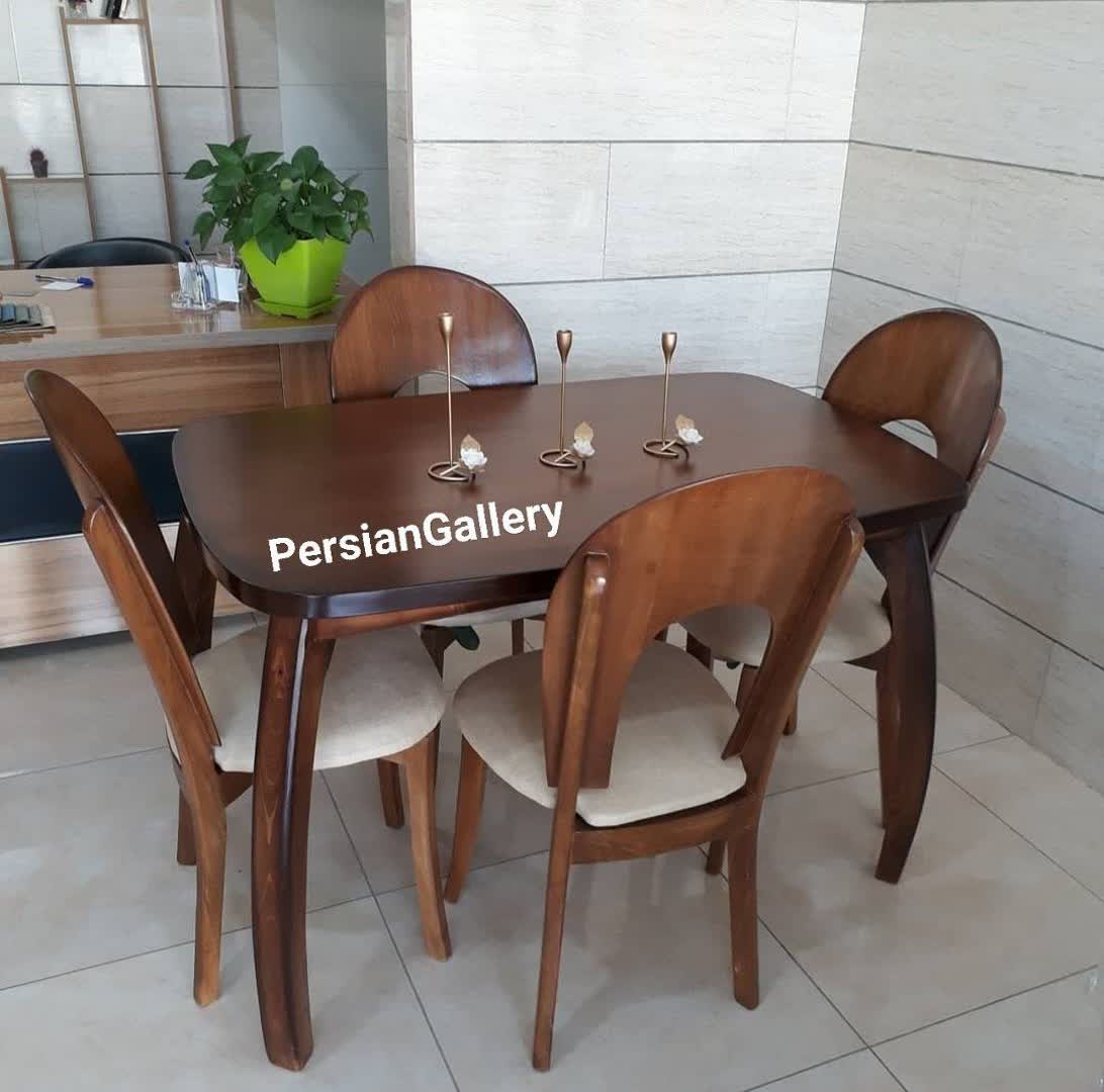 میز ناهارخوری نعل اسبی 6 نفره