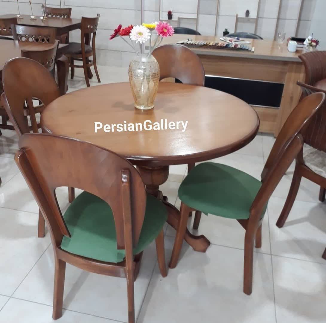 میز ناهارخوری نعل اسبی 6 نفره