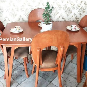 میز ناهارخوری نعل اسبی 6 نفره