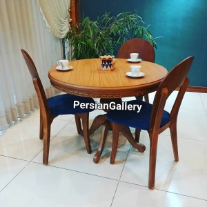 میز ناهارخوری نعل اسبی 4 نفره