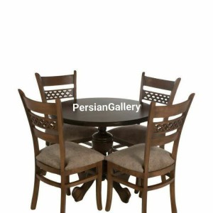 میز ناهارخوری سه تیرک 4 نفره
