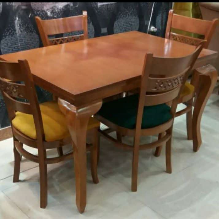 میز ناهارخوری سه تیرک 4 نفره