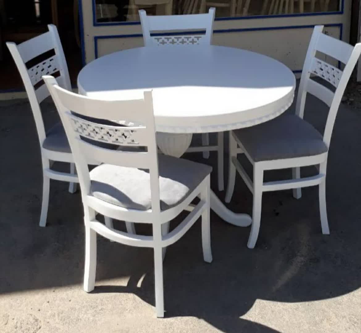 میز ناهارخوری سه تیرک 4 نفره