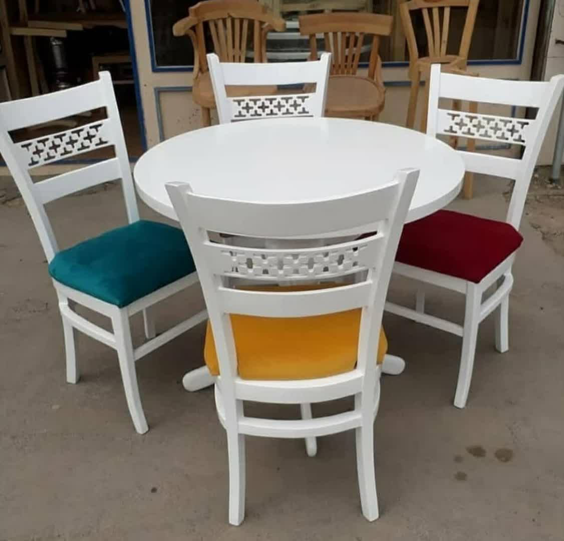 میز ناهارخوری سه تیرک 4 نفره