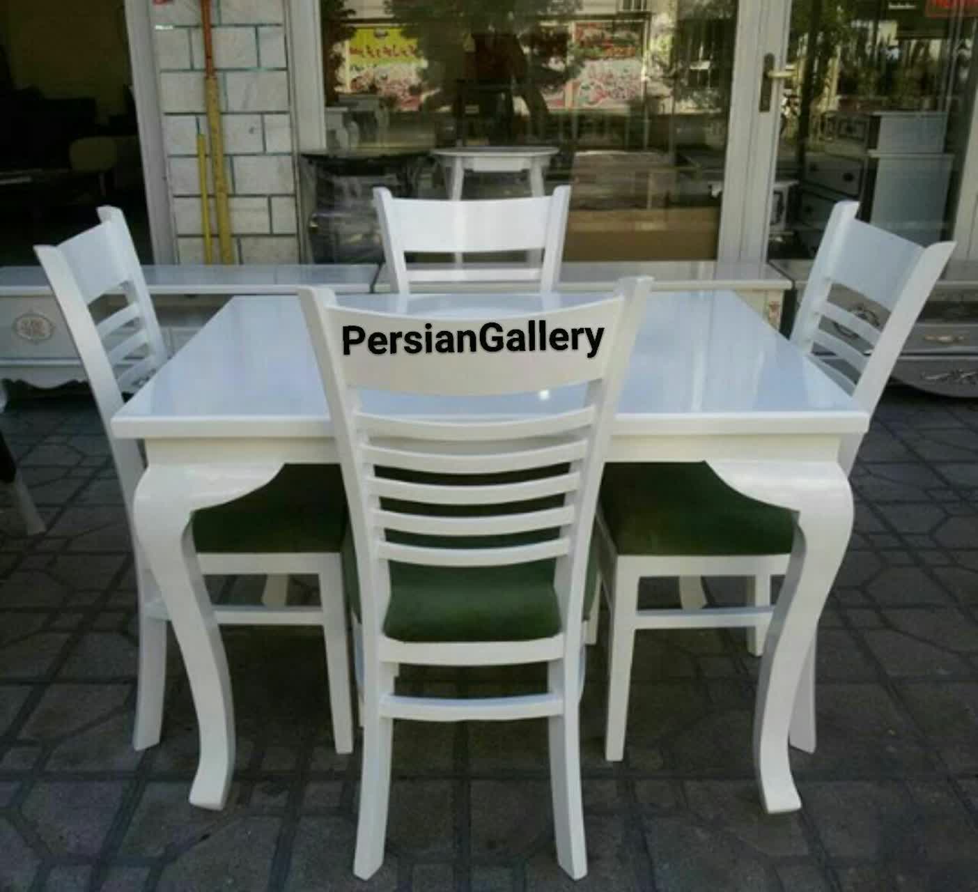 میز ناهارخوری سه تیرک 4 نفره