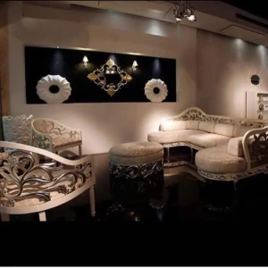 مبل استیل کوین 8 نفره