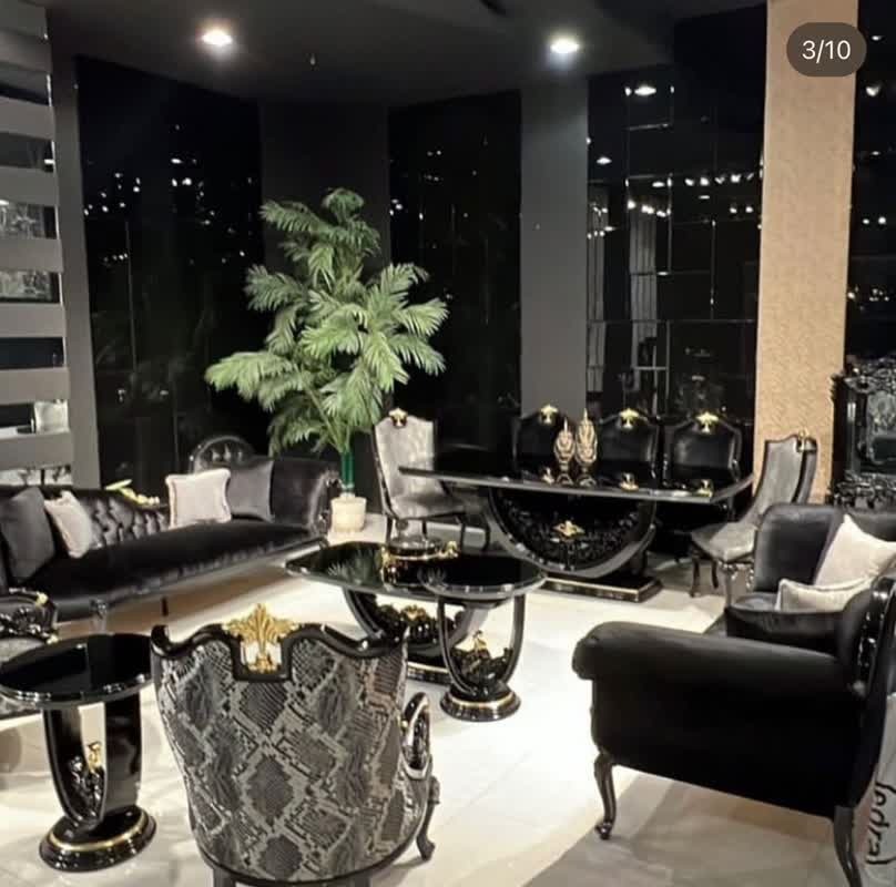 مبل استیل ورساچه 8 نفره