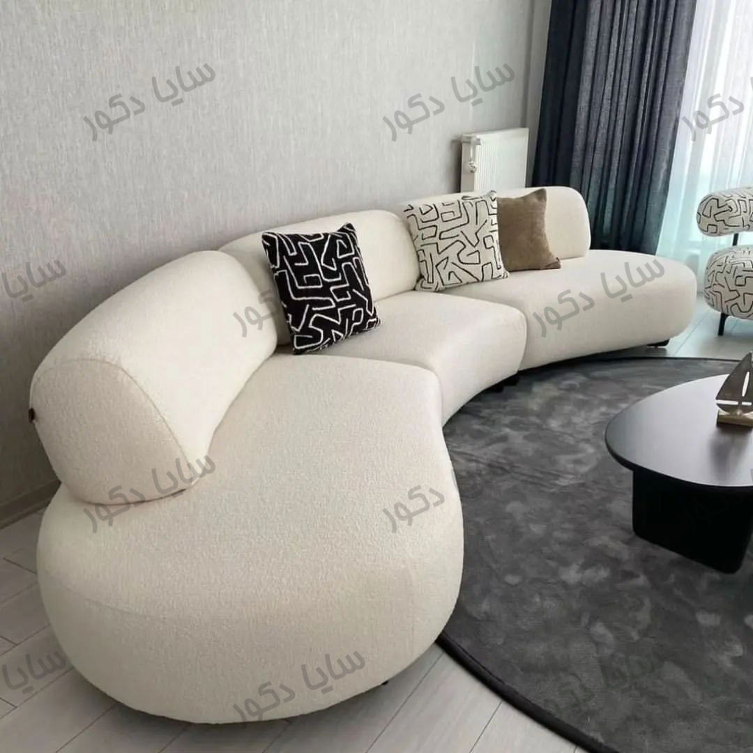 مبل مدرن نیم گرد کاپریس