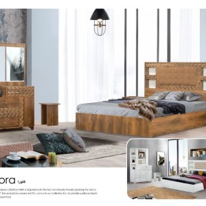 سرویس خواب دو نفره فلورا