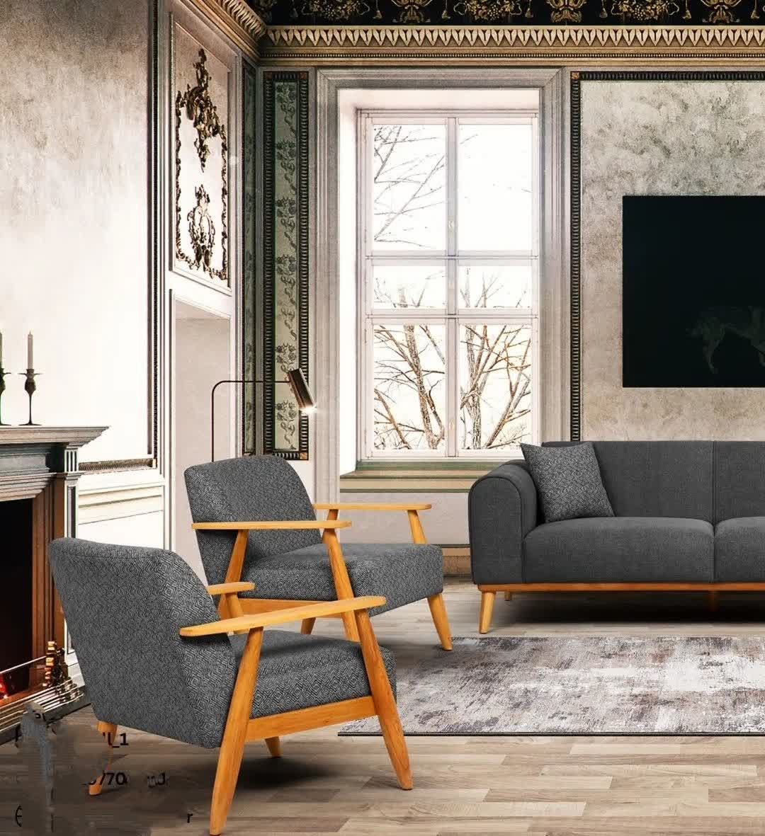 مبل راحتی مینیمال آگاتا 7 نفره