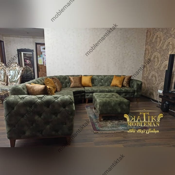 مبل ال چستر کنج گرد