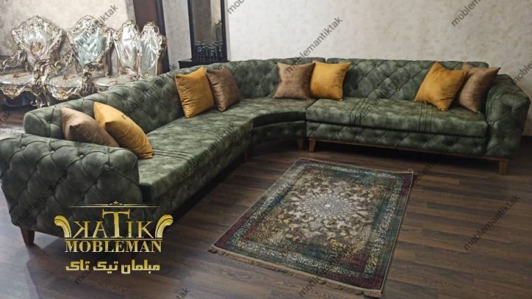 مبل ال چستر کنج گرد