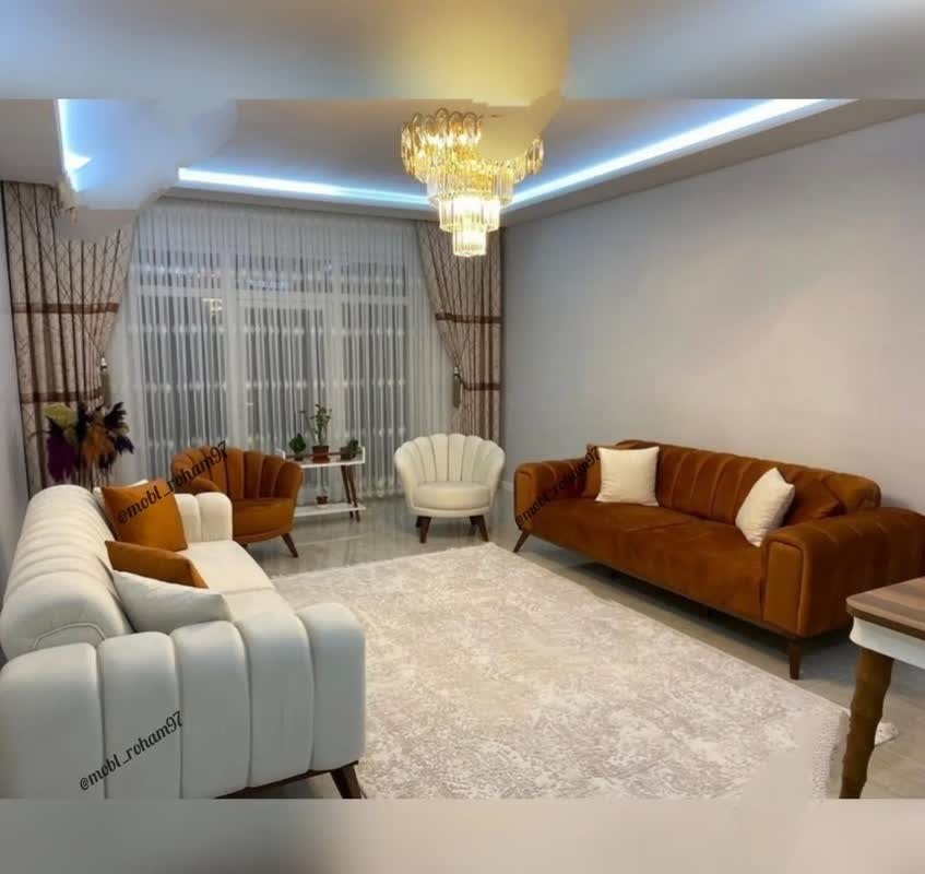 مبل راحتی صدفی 7 نفره